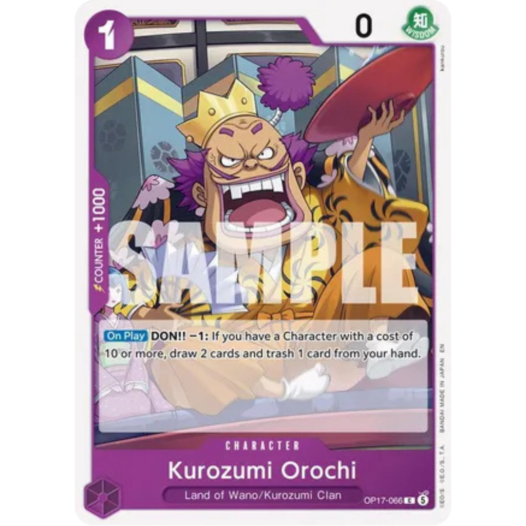 Kurozumi Orochi (OP17-066) - The World's Strongest Warriors