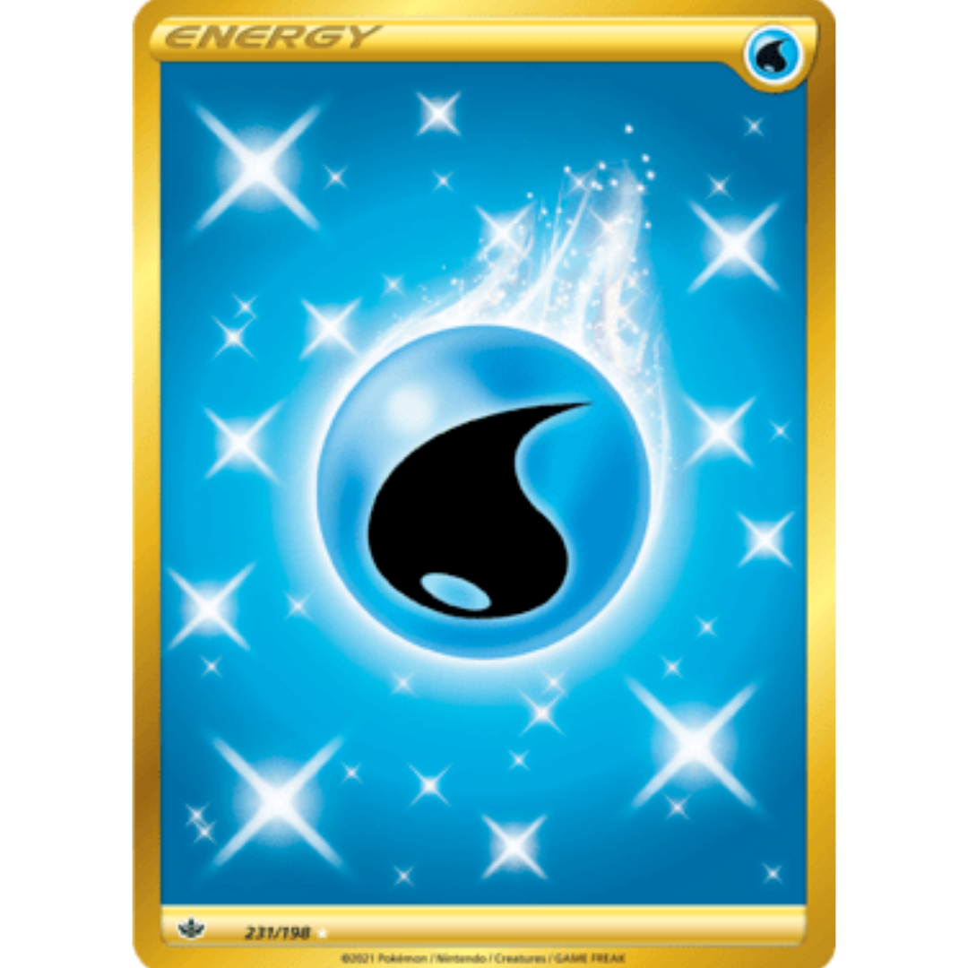 Water Energy (Secret) 231 - Holofoil SWSH06 Chilling Reign - Secret Rare