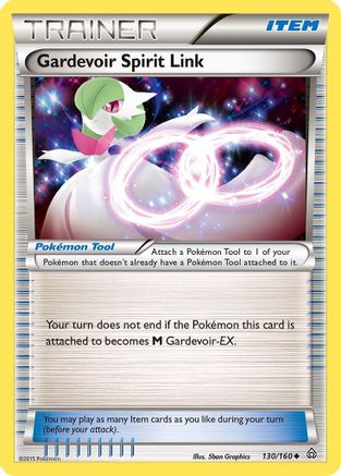 Gardevoir Spirit Link 130 - Reverse Holofoil XY Primal Clash - Uncommon