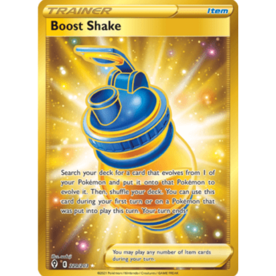 Boost Shake (Secret) 229 - Holofoil SWSH07 Evolving Skies - Secret Rare