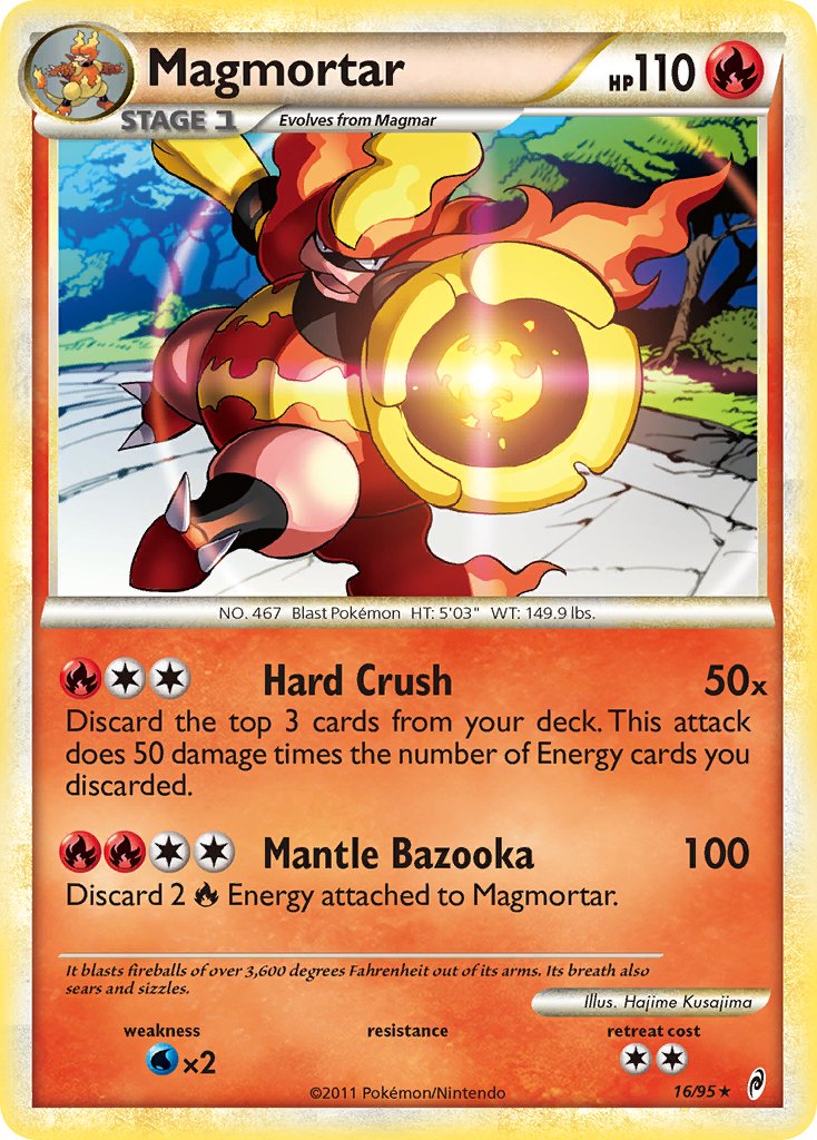 Magmortar - 16/95 (Call of Legends)/95 Deck Exclusives - Rare