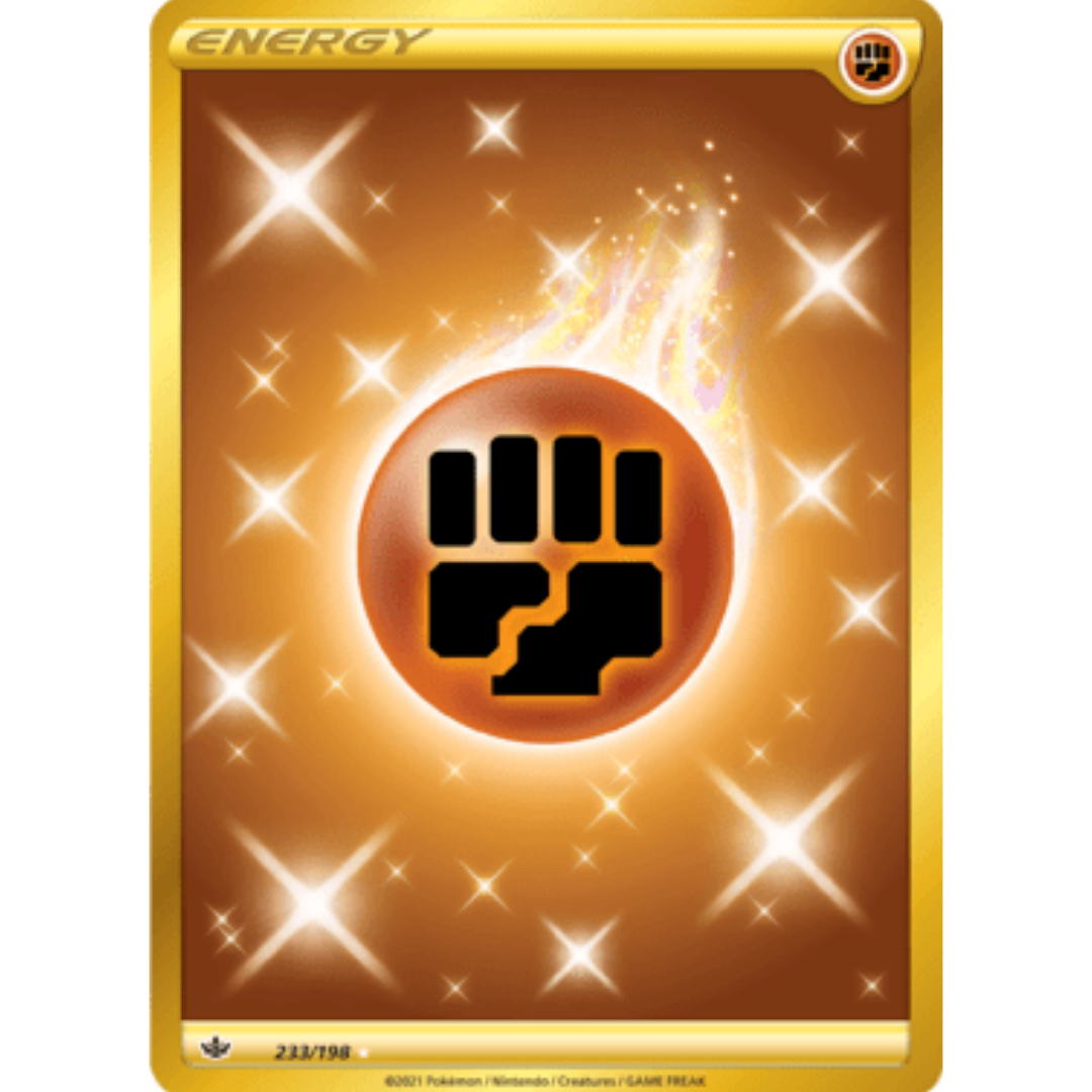 Fighting Energy (Secret) 233 - Holofoil SWSH06 Chilling Reign - Secret Rare