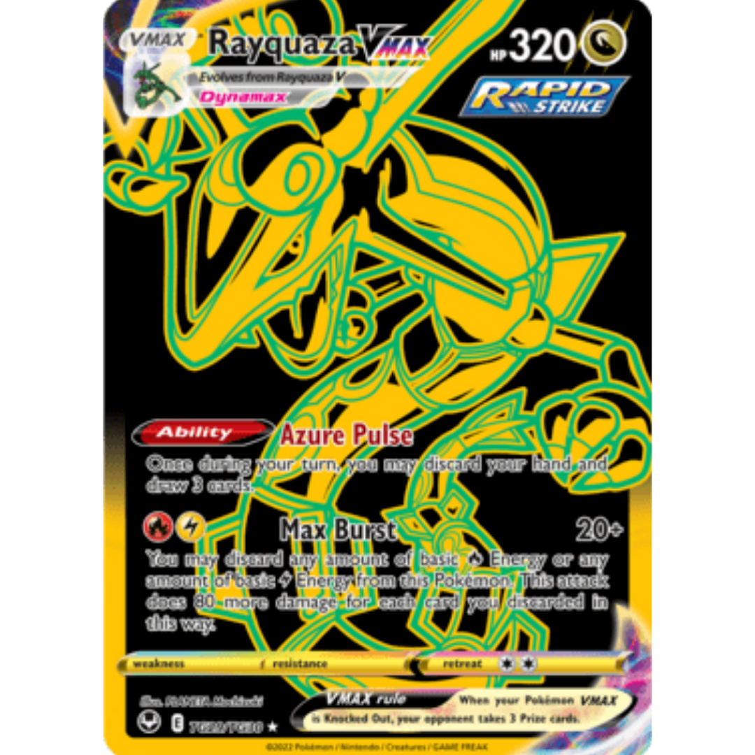 Rayquaza VMAX (Secret) TG29 - Holofoil SWSH12 Silver Tempest Trainer Gallery - Secret Rare
