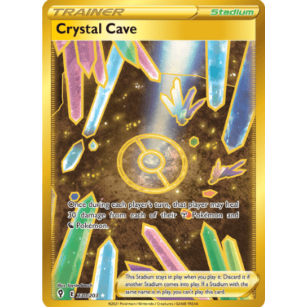 Crystal Cave (Secret) 230 - Holofoil SWSH07 Evolving Skies - Secret Rare