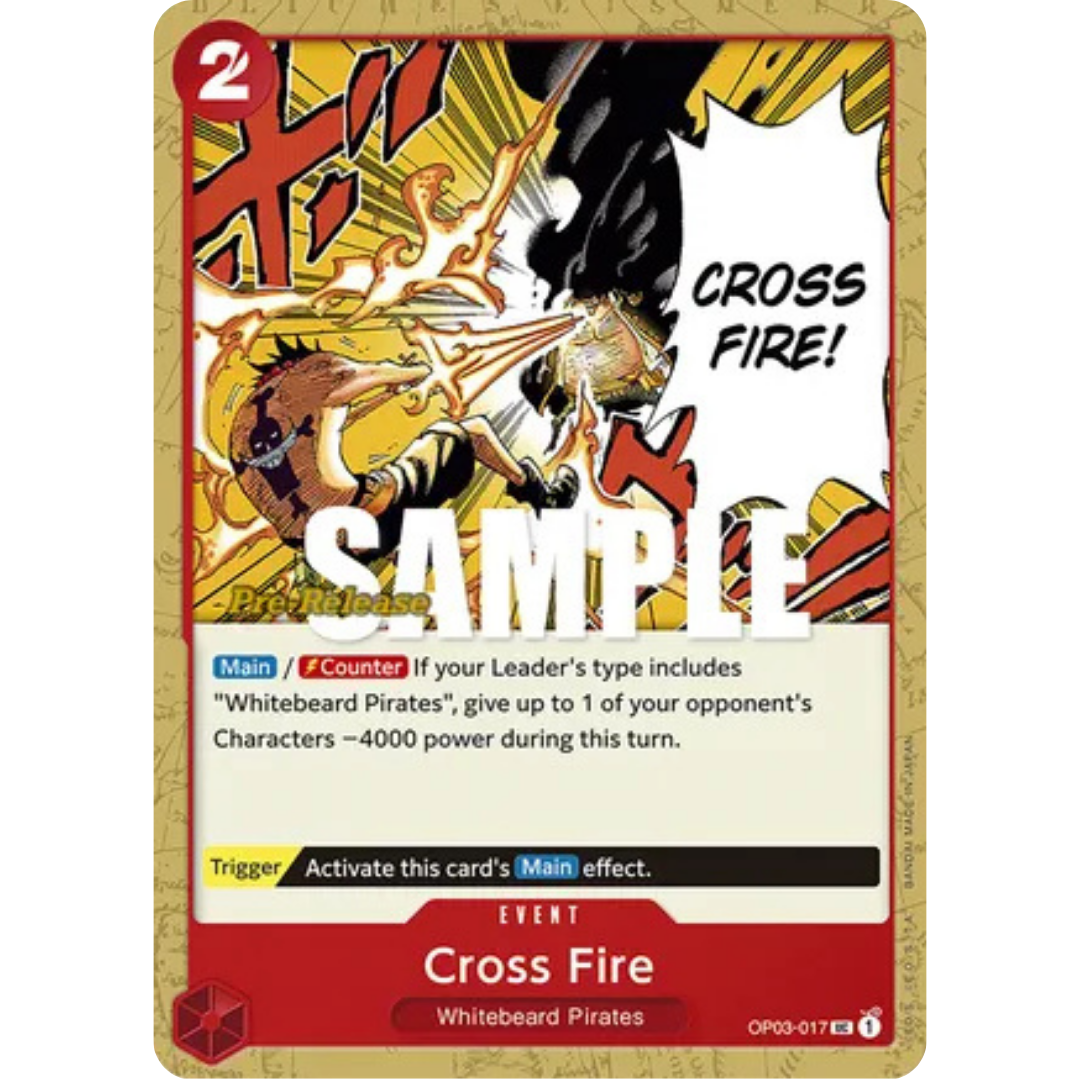 Cross Fire (OP03-017) - Pillars of Strength Pre-Release Cards