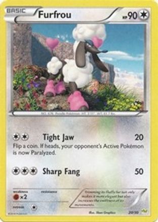 Furfrou (#20 - Noivern) XY Trainer Kit Sylveon & Noivern - Common