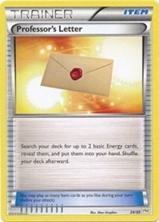 Professor's Letter (Noivern) XY Trainer Kit Sylveon & Noivern - Common
