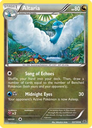 Altaria (53) 053 - Reverse Holofoil XY Roaring Skies - Uncommon