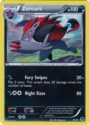 Zoroark (#30 Holo) - Holofoil BW Trainer Kit Excadrill & Zoroark - Common
