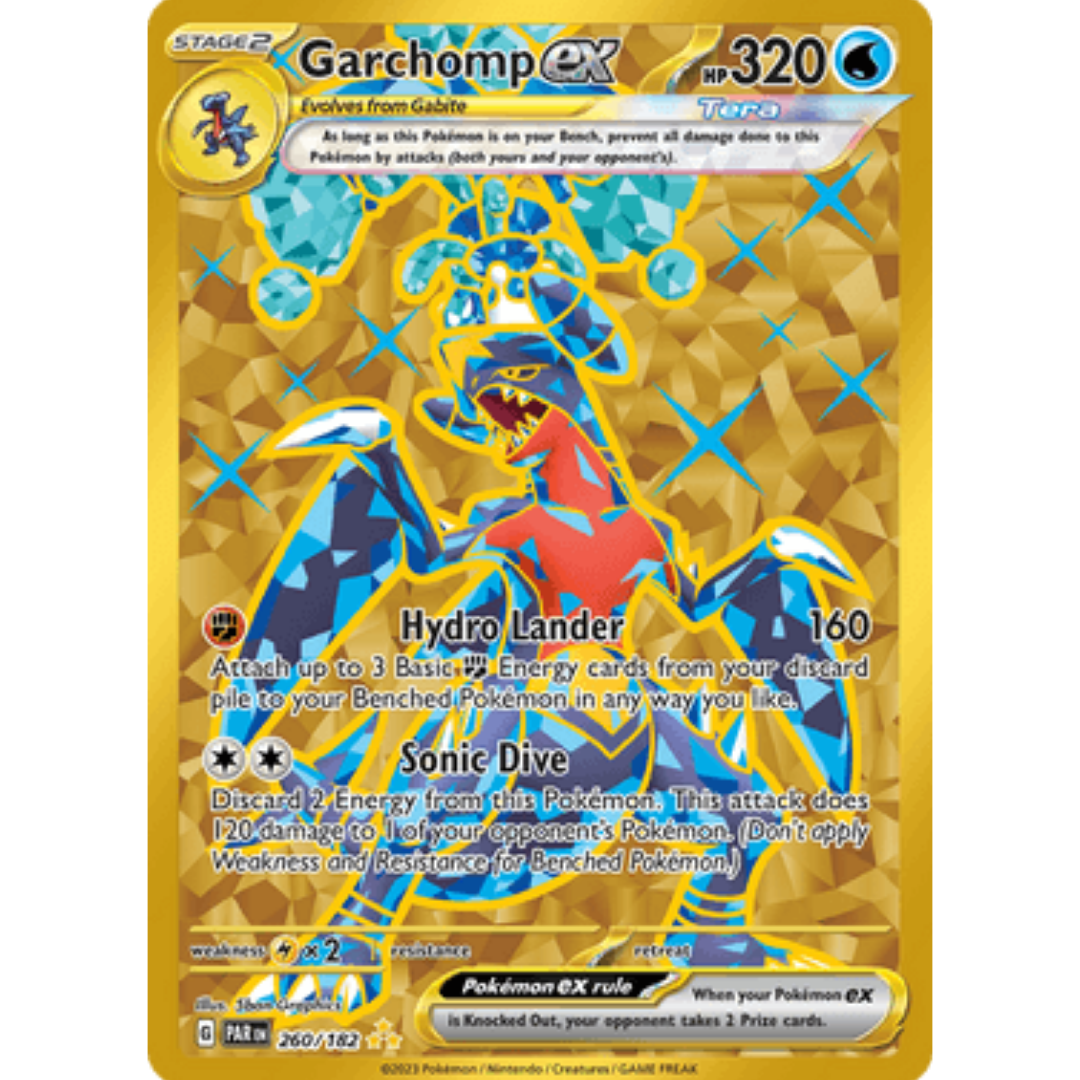Garchomp ex 260/182 - Holofoil SV04 Paradox Rift - Hyper Rare
