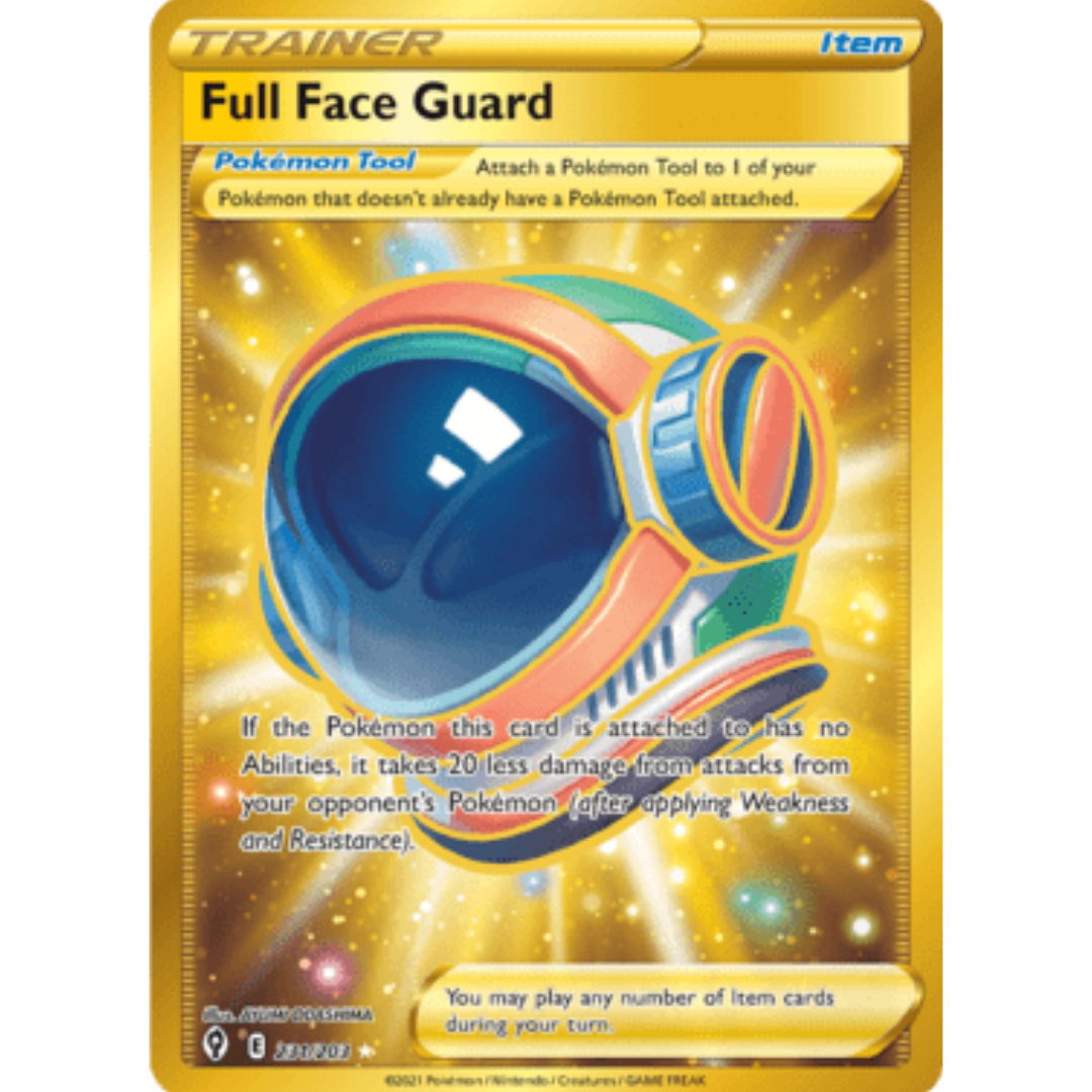 Full Face Guard (Secret) 231 - Holofoil SWSH07 Evolving Skies - Secret Rare