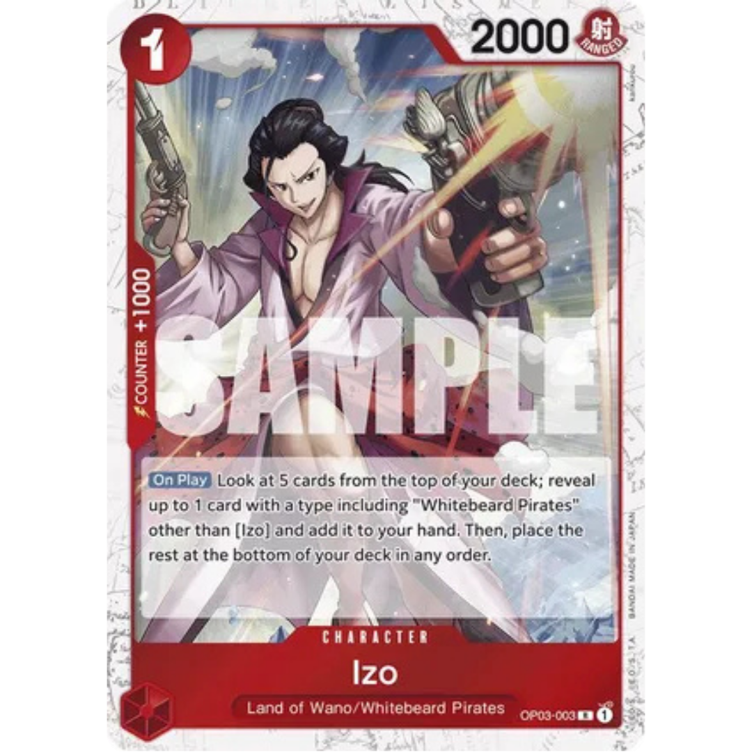 Izo (OP03-003) (Jolly Roger Foil) (OP03-003) - Premium Booster -The Best- Foil