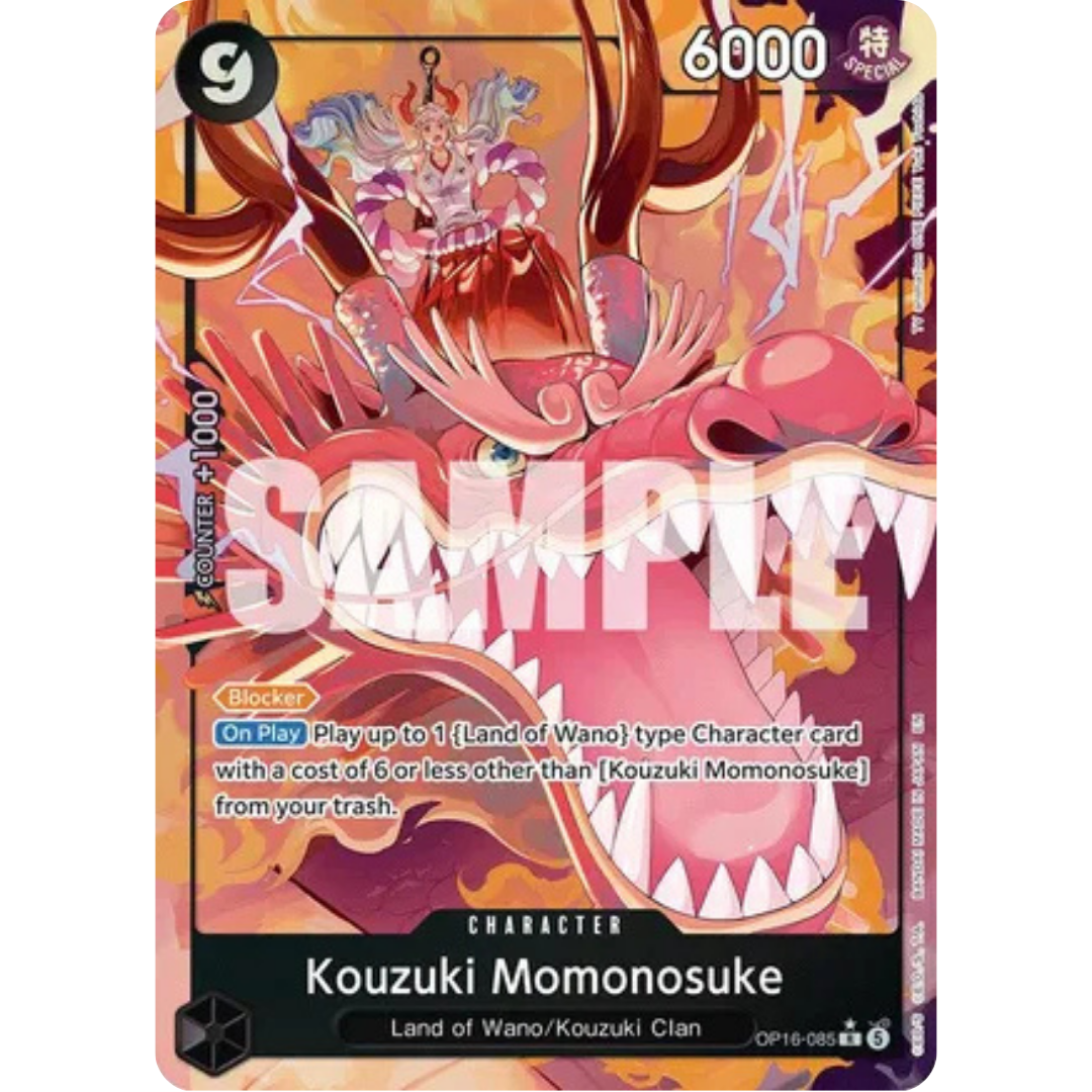 Kouzuki Momonosuke (085) (Alternate Art) (OP16-085) - The Time of Battle Foil