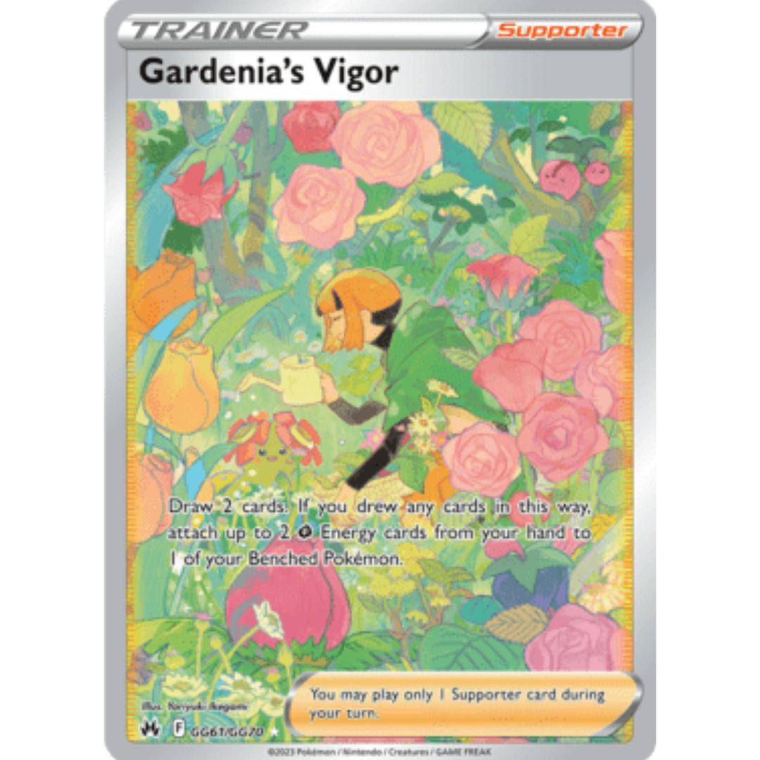 Gardenia's Vigor GG61 - Holofoil SWSH Crown Zenith Galarian Gallery - Ultra Rare