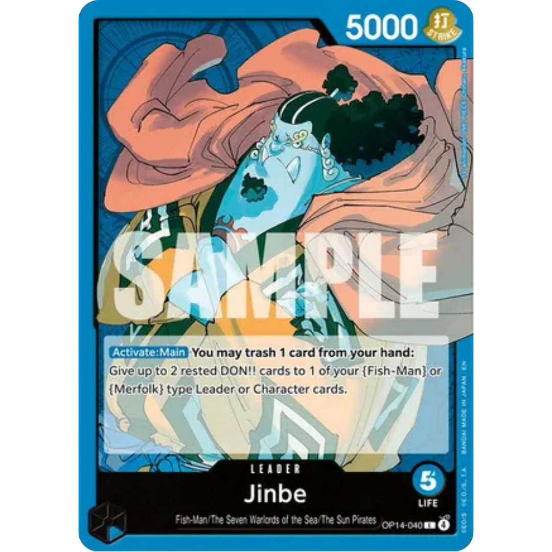 Jinbe - OP14-040 (OP14-040) - The Azure Sea's Seven