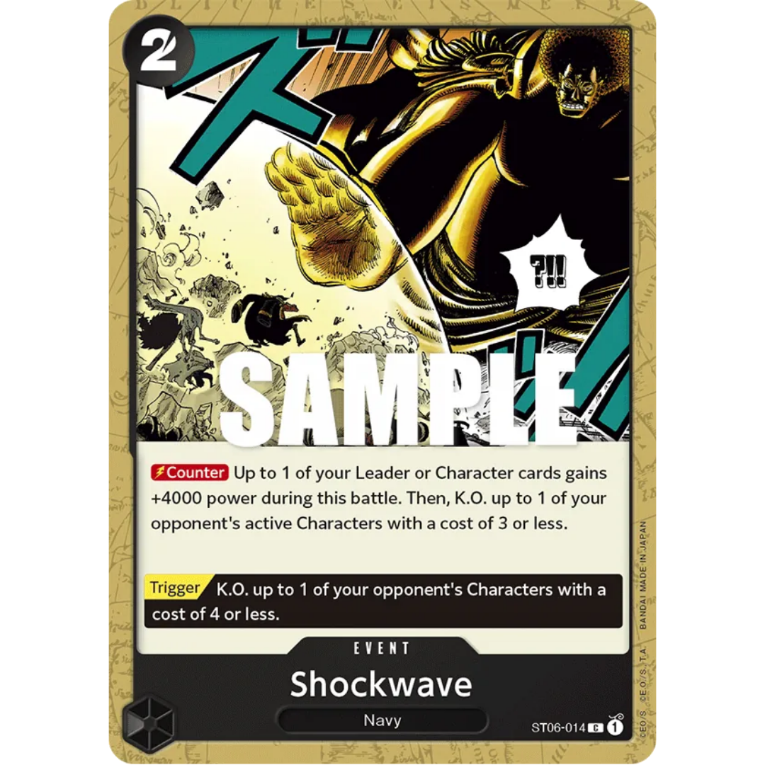 Shockwave (ST06-014) - Starter Deck 6: Absolute Justice