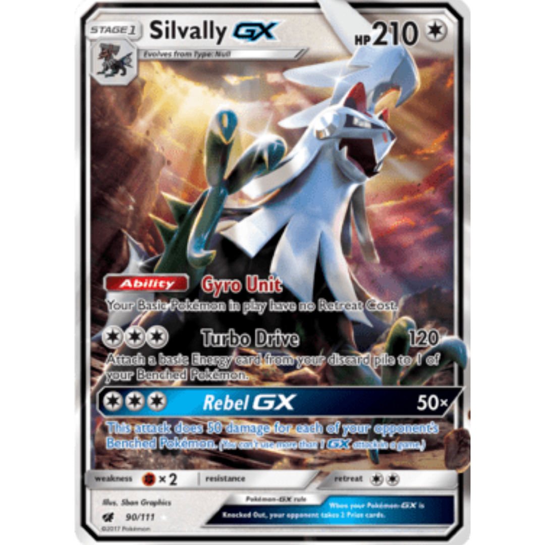 Silvally GX 090 - Holofoil SM Crimson Invasion - Ultra Rare