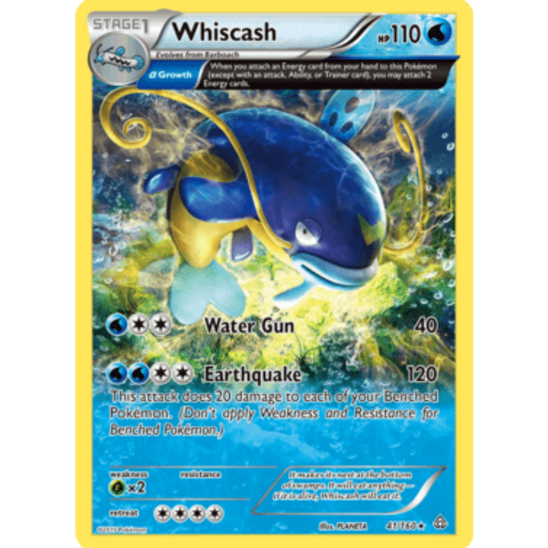 Whiscash (Alpha) 041 XY Primal Clash - Rare