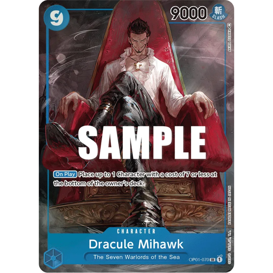 Dracule Mihawk (Parallel) (OP01-070) - Romance Dawn Foil