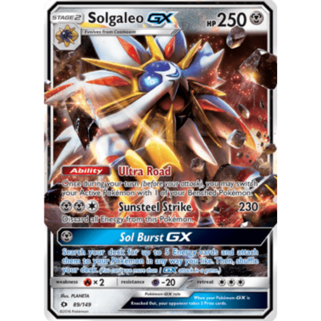 Solgaleo GX 089 - Holofoil SM Base Set - Ultra Rare