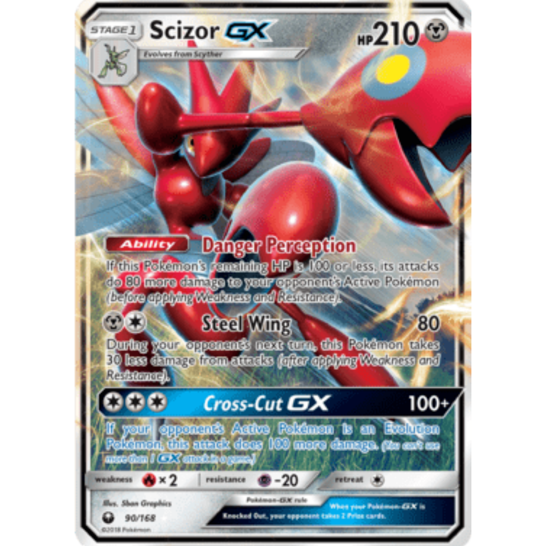 Scizor GX 090 - Holofoil SM Celestial Storm - Ultra Rare