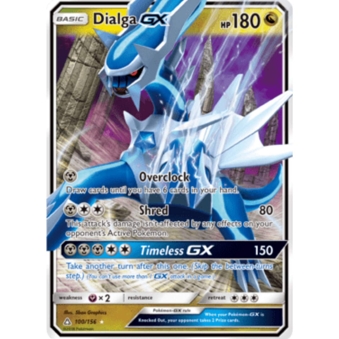Dialga GX 100 - Holofoil SM Ultra Prism - Ultra Rare