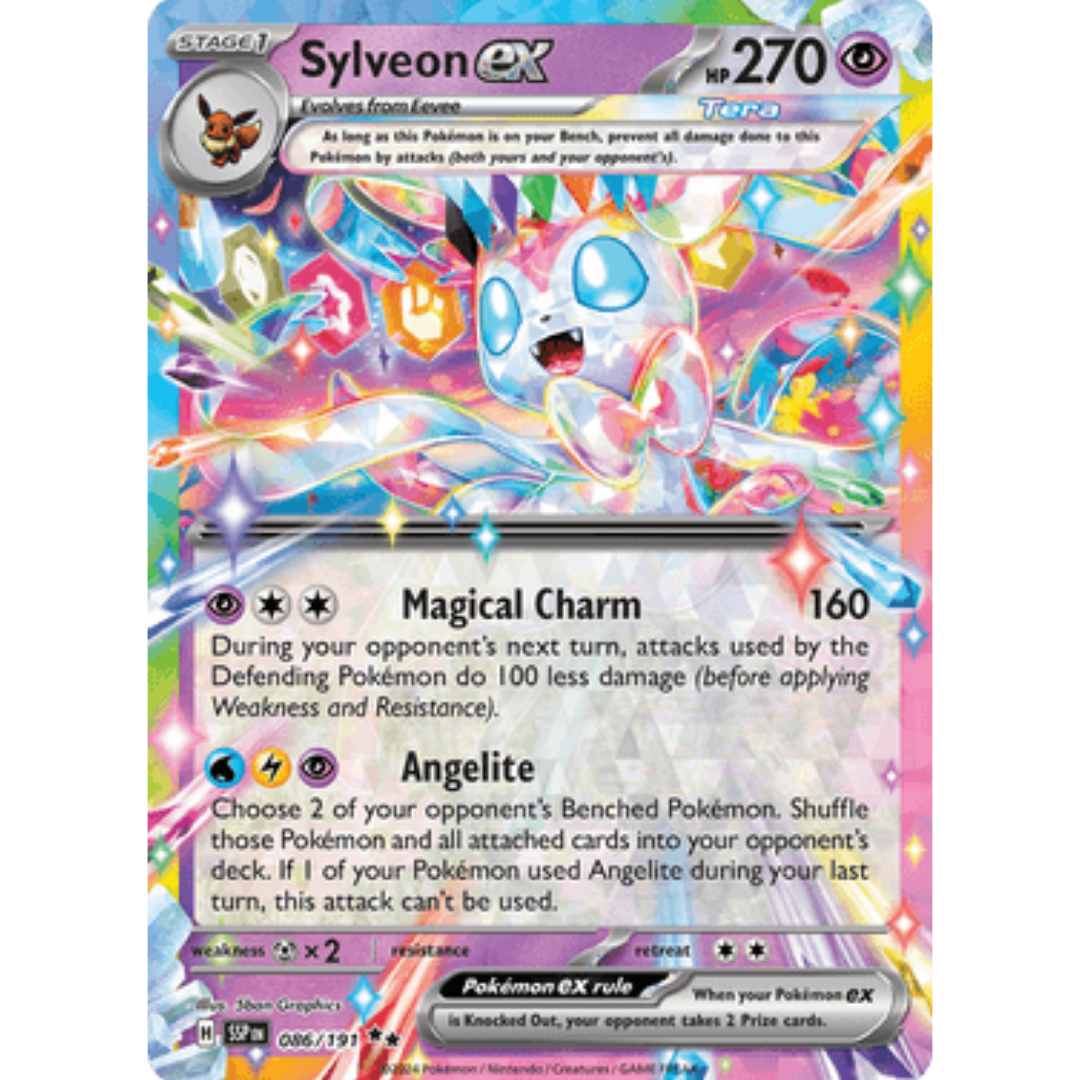 Sylveon ex 086 - Holofoil SV08 Surging Sparks - Double Rare