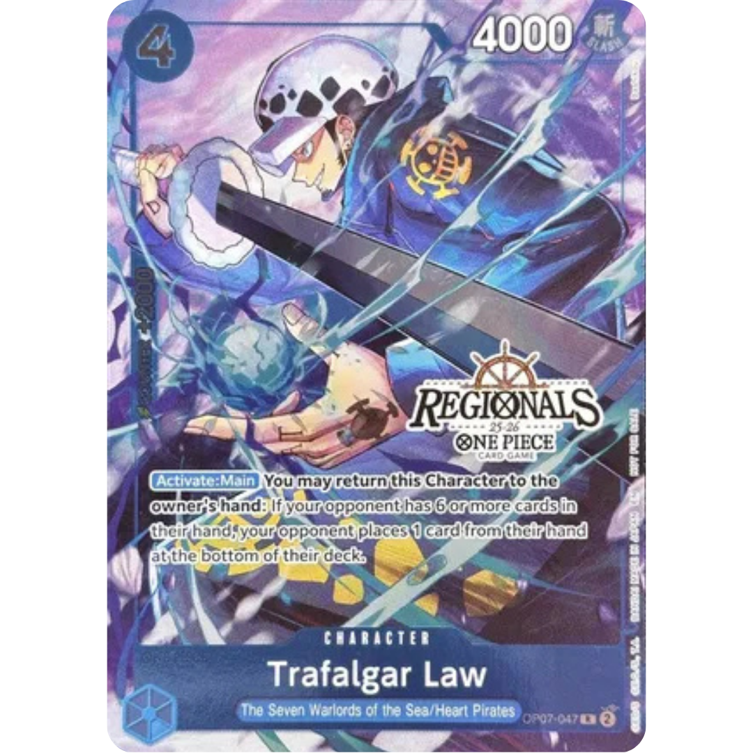 Trafalgar Law (CS 25-26 Regionals Textured Chase Promo) (OP07-047) - One Piece Promotion Cards Foil