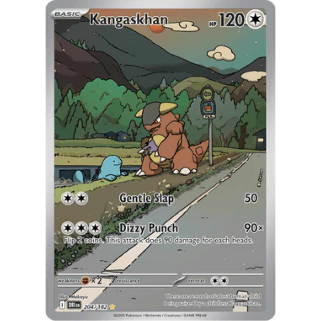 Kangaskhan 204/182 - Holofoil SV10 Destined Rivals - Illustration Rare