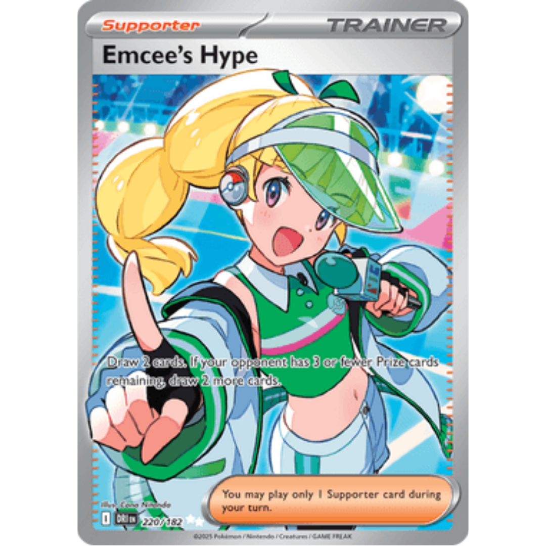 Emcee's Hype 220/182 - Holofoil SV10 Destined Rivals - Ultra Rare
