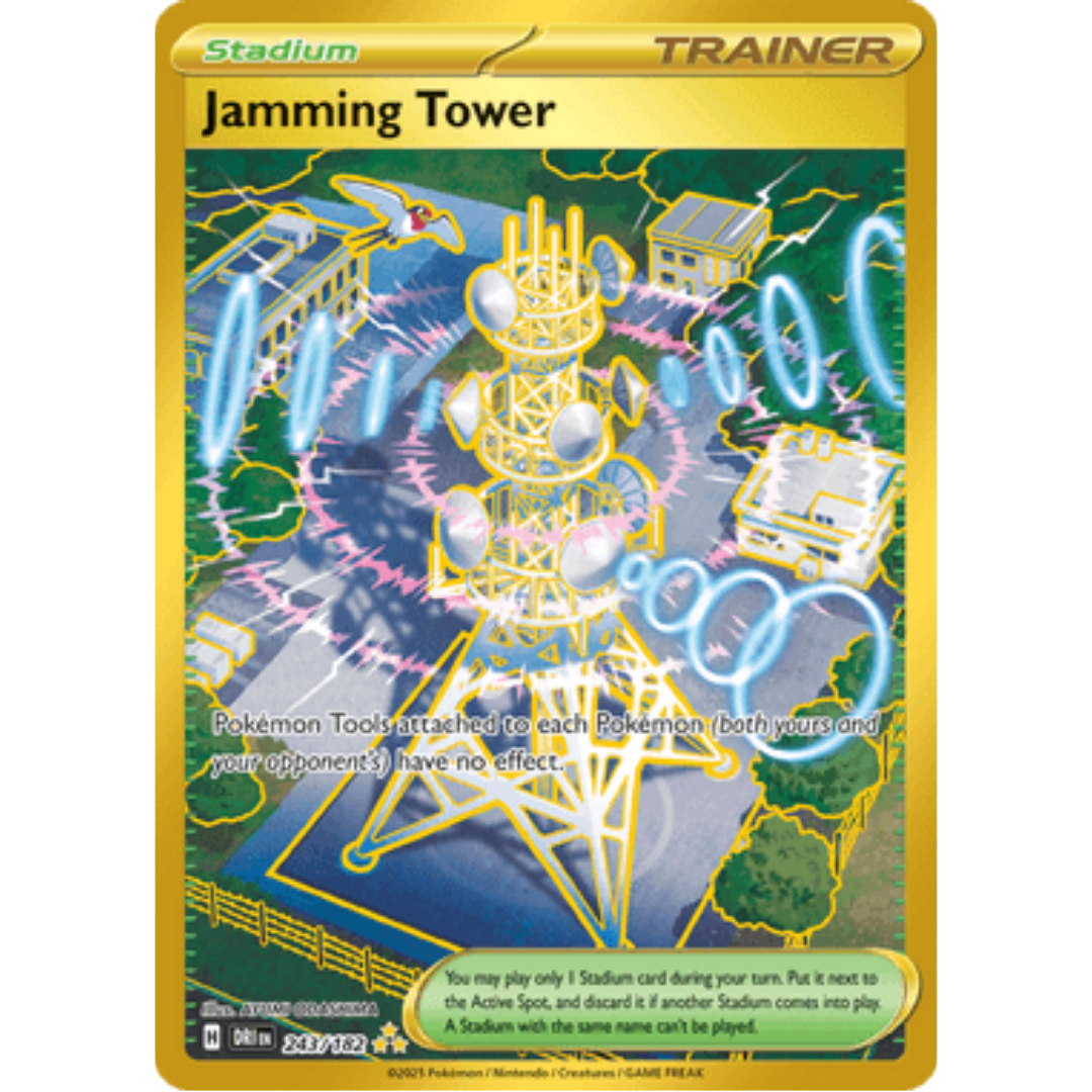 Jamming Tower 243 - Holofoil SV10 Destined Rivals - Hyper Rare