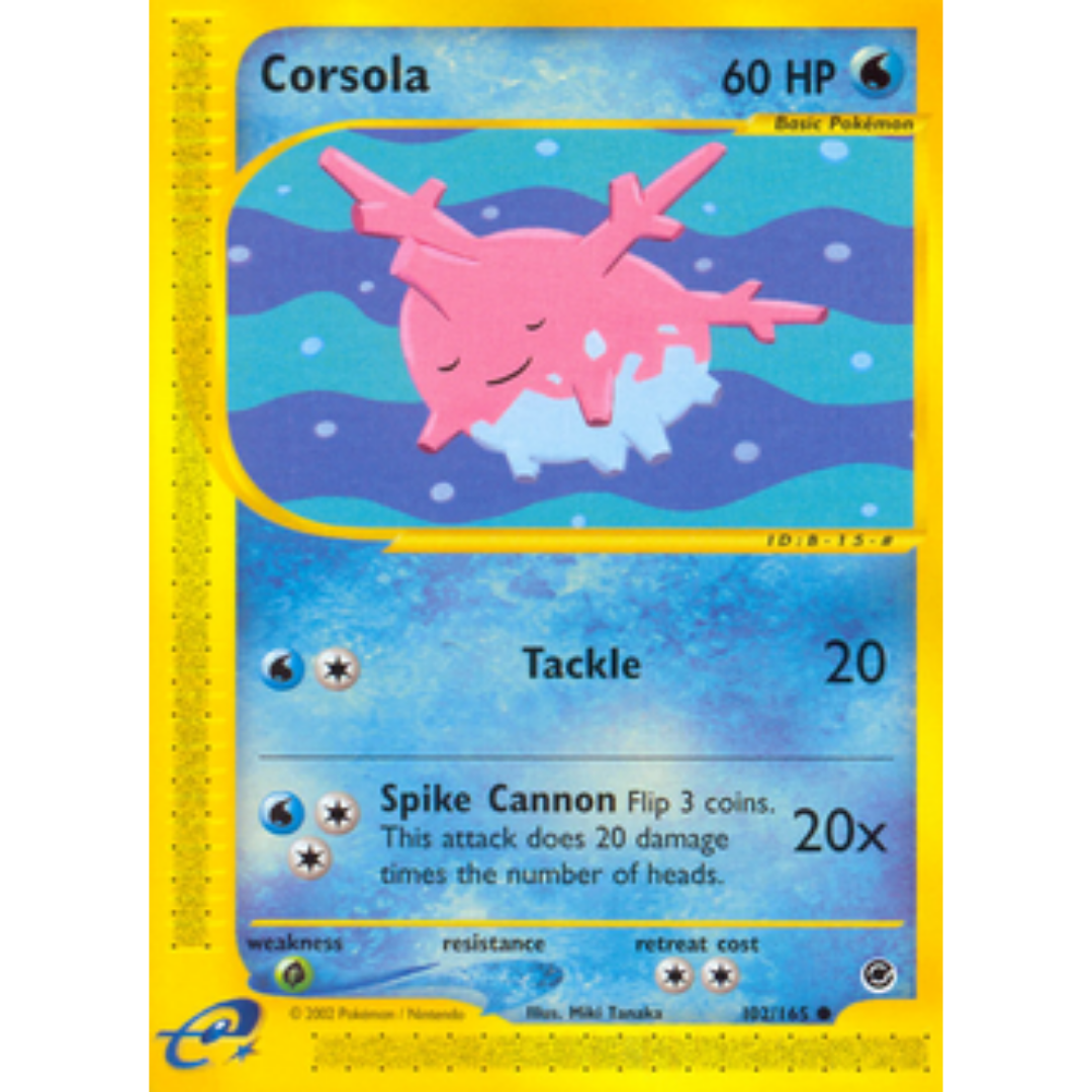 Corsola 102/165 Expedition - Common