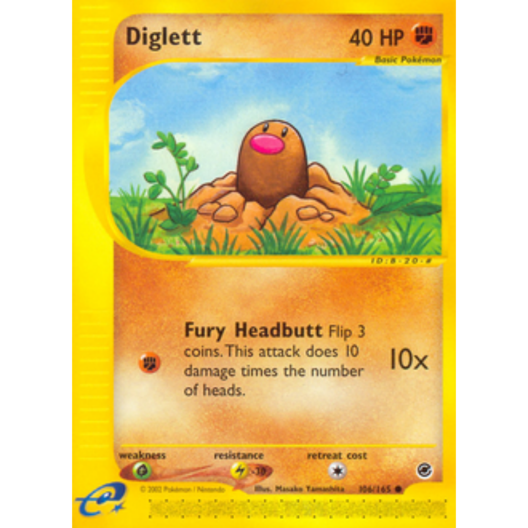 Diglett 106/165 Expedition - Common