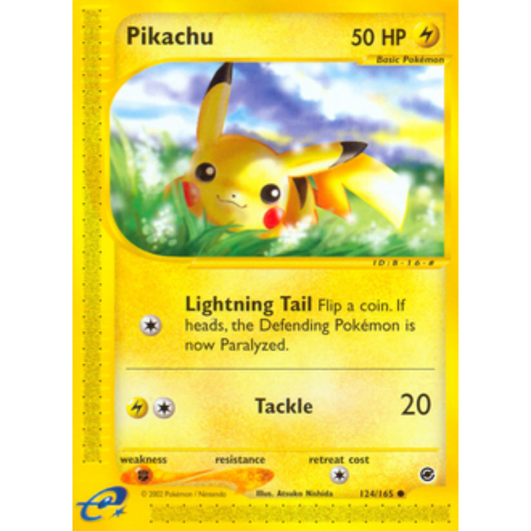 Pikachu 124/165 Expedition - Common