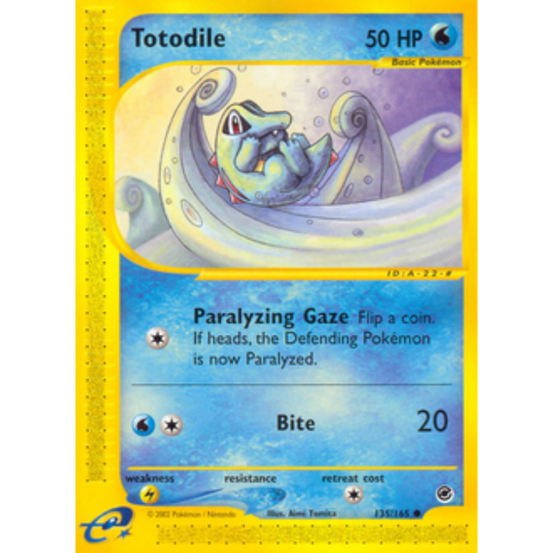 Totodile (135) 135/165 Expedition - Common