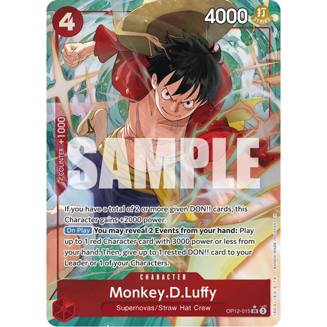 Monkey.D.Luffy (Alternate Art) (OP12-015) - Legacy of the Master Foil