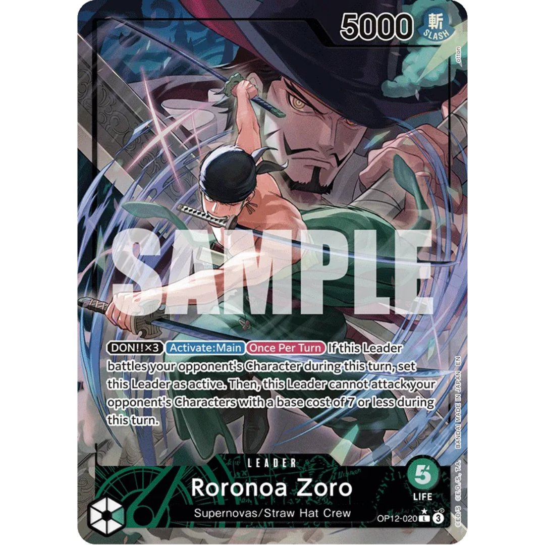 Roronoa Zoro (020) (Alternate Art) (OP12-020) - Legacy of the Master Foil