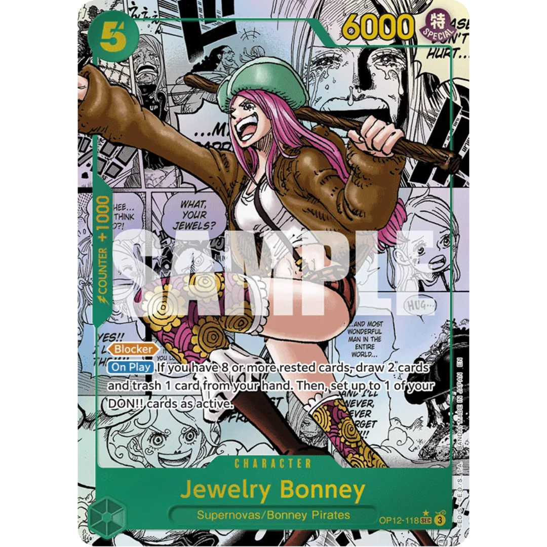 Jewelry Bonney (118) (Manga) (OP12-118) - Legacy of the Master Foil