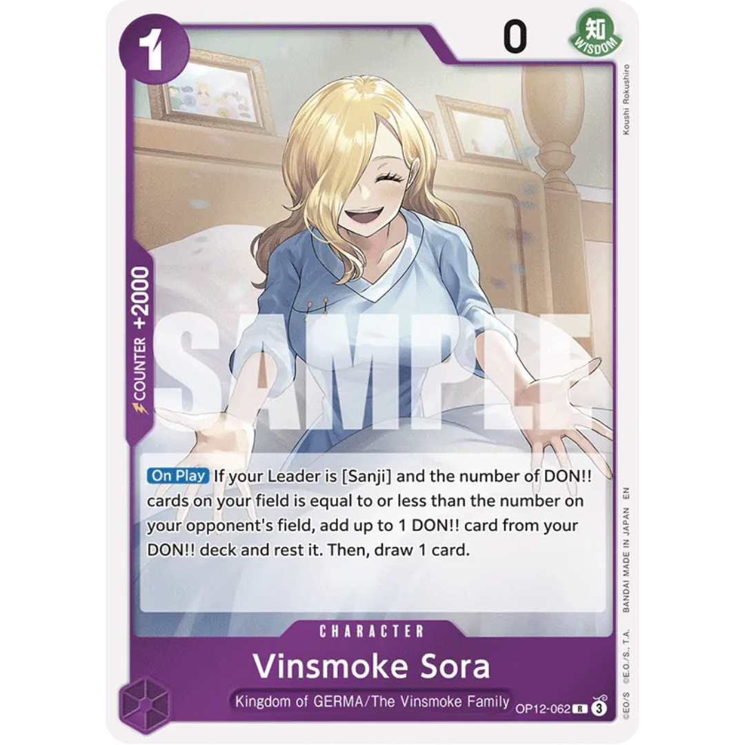 Vinsmoke Sora (OP12-062) - Legacy of the Master Foil