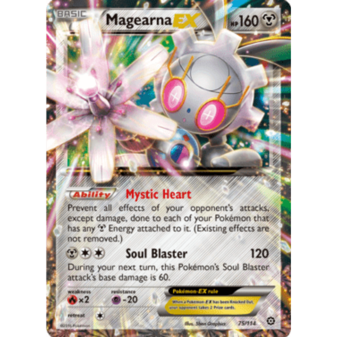 Magearna EX 075/114 - Holofoil XY Steam Siege - Ultra Rare
