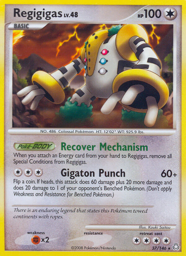 Regigigas - 37/146 (DP Legends Awakened)/146 - Holofoil Deck Exclusives - Holo Rare