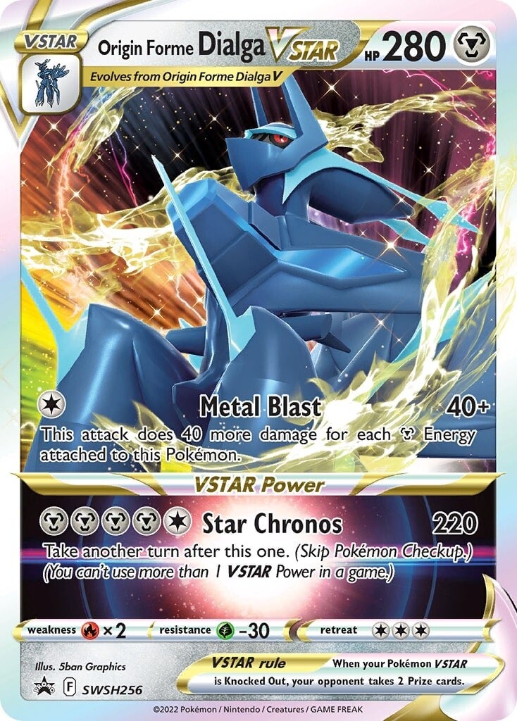 Origin Forme Dialga VSTAR - SWSH256 - Holofoil Jumbo Cards - Promo
