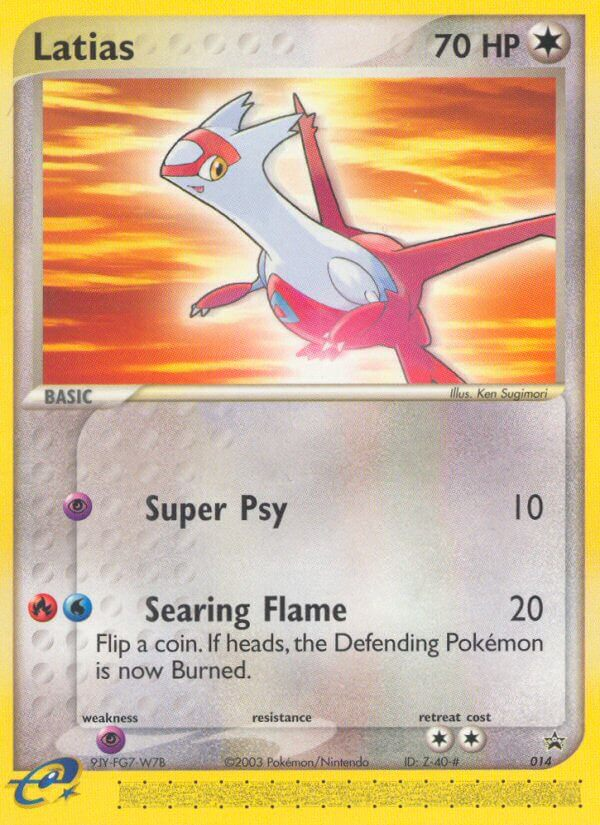 Latias - 014 (Pokemon Heroes: Latios & Latias DVD Release) Nintendo Promos - Promo