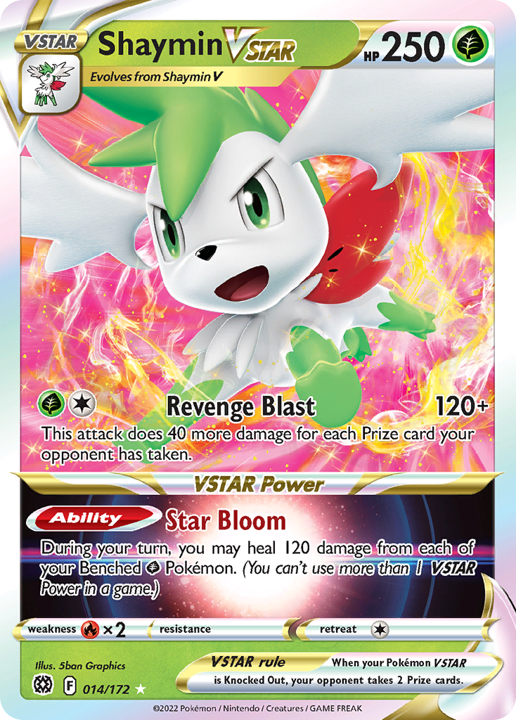 Shaymin VSTAR - 014/172/172 - Holofoil Jumbo Cards - Promo