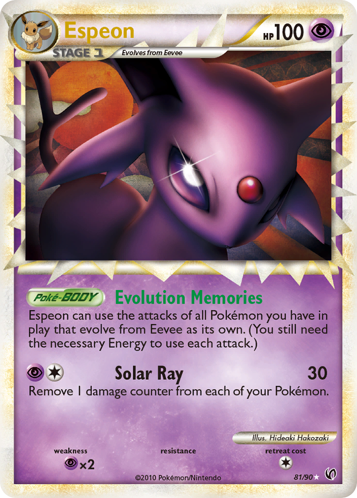Espeon (Prime) - Holofoil Undaunted - Ultra Rare