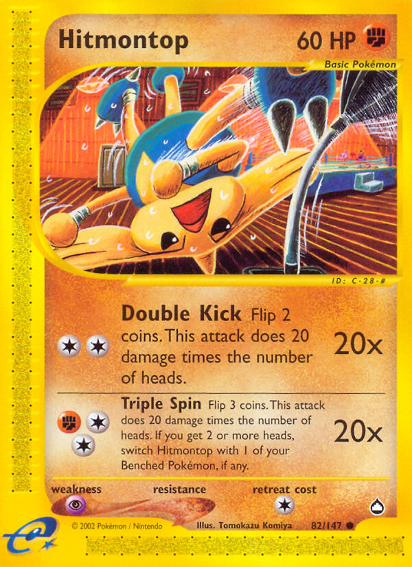 Hitmontop 082/147 Aquapolis - Common