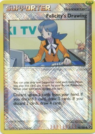 Felicity's Drawing 098/106 - Reverse Holofoil League & Championship Cards - Promo