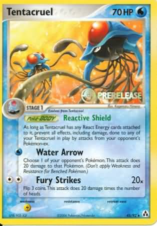 Tentacruel - 45/92 (Prerelease)/92 Nintendo Promos - Promo