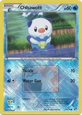 Oshawott 027/114 - Reverse Holofoil League & Championship Cards - Promo