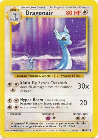 Dragonair 018/102 Base Set - Rare